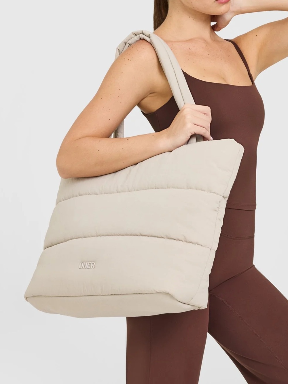 Oner Active Quilted Tote Bag - Sand SOLD OUT ONLINE